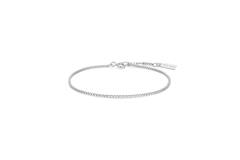  Lady Cozy - Gliederarmbänder - Silber / Rhodiniert - 18,5cm